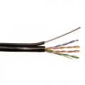 Кабель UTP 4PR 24AWG 4х2х0,5 CAT5e 305м уличный + ТРОС